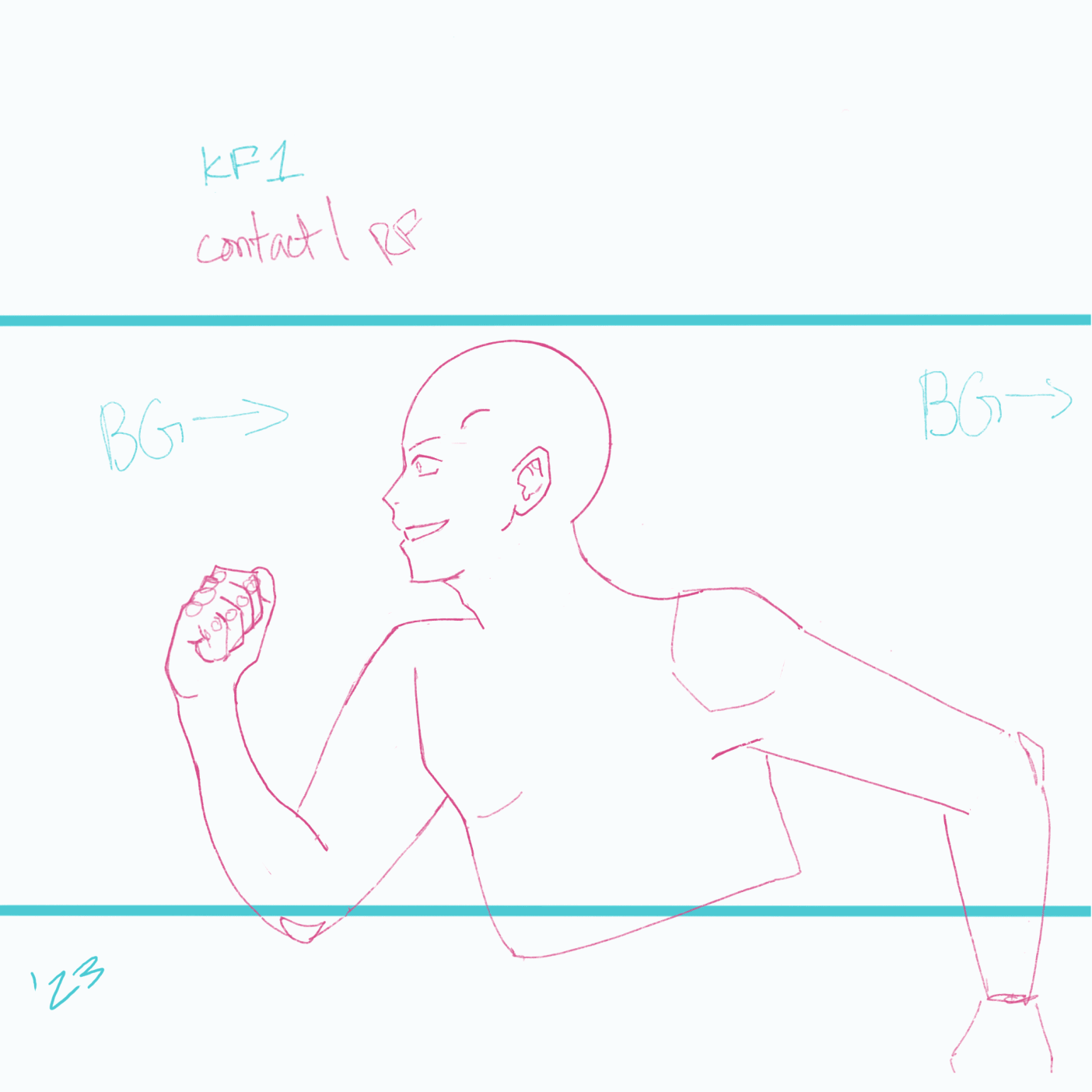 rough animatic trying to analyze the Denjis strut from chainsaw man anime